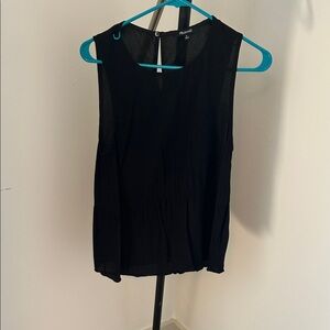 Madewell Black Sleeveless Blouse